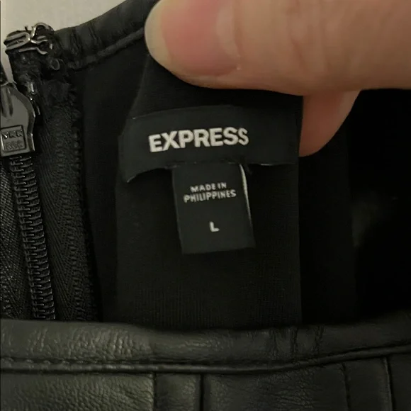 Express Black Mini Dress - Picture 3 of 6